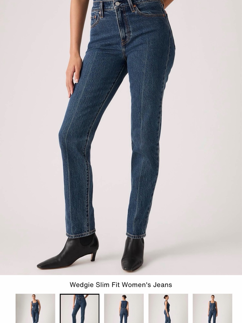 Levi’s NWT  Wedgie Slim Fit Women's Jeans - Dark Blue 29X32